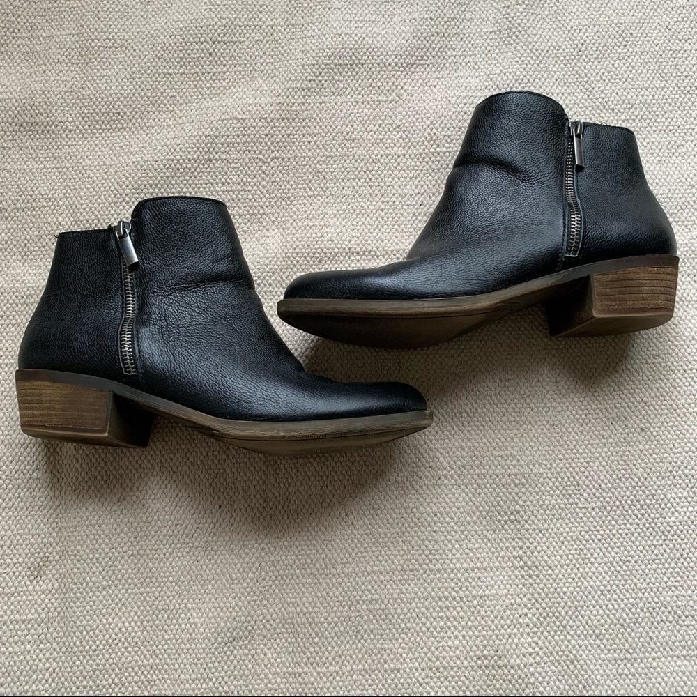 Kenzie Black Leather Boots